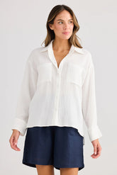 Classic Cotton Shirt - White